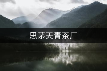 思茅天青茶廠