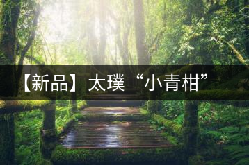 【新品】太璞“小青柑”小青傳奇上市