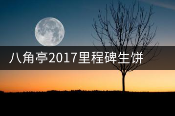 八角亭2017里程碑生餅，擁抱半個世紀的情懷