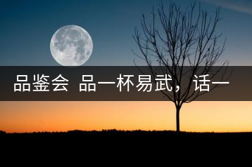 品鑒會(huì)  品一杯易武，話一句人生！