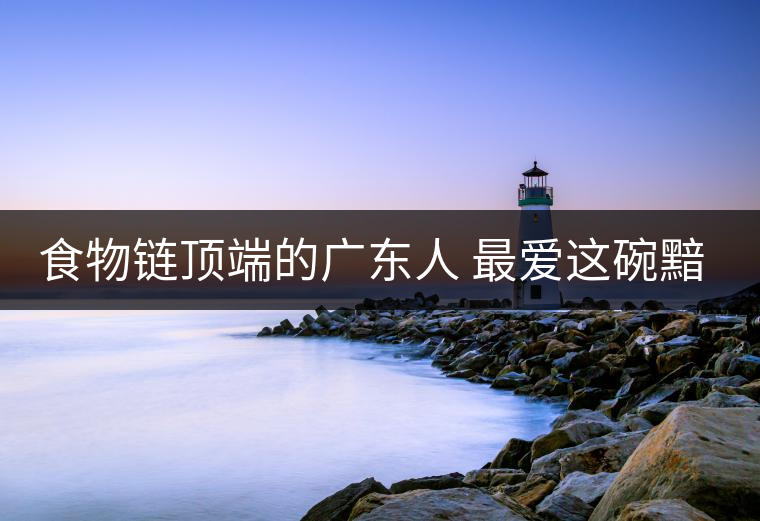 食物鏈頂端的廣東人 最?lèi)?ài)這碗黯然銷(xiāo)魂飯