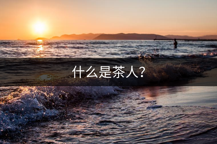 什么是茶人？