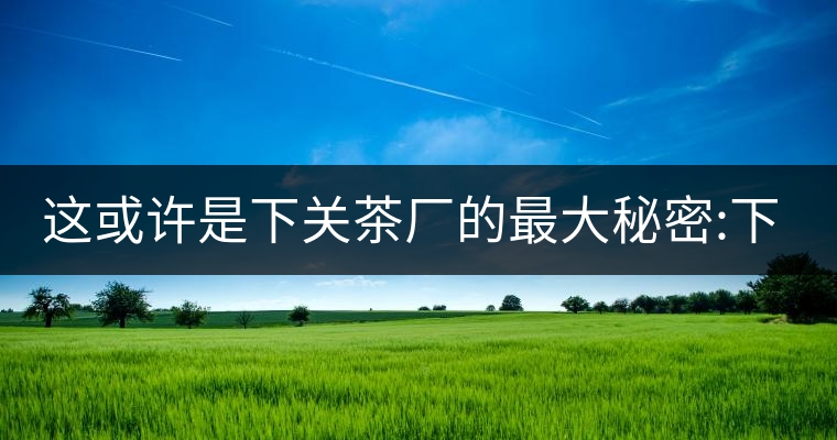 這或許是下關(guān)茶廠的最大秘密:下關(guān)沱茶“煙香”究竟從...這或許是下關(guān)茶廠的最大秘密：下關(guān)沱茶“煙香”究竟從何而來？