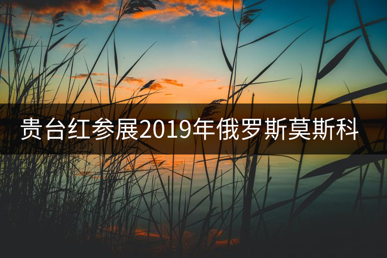 貴臺紅參展2019年俄羅斯莫斯科國際茶展覽會簽訂800萬美金合同！