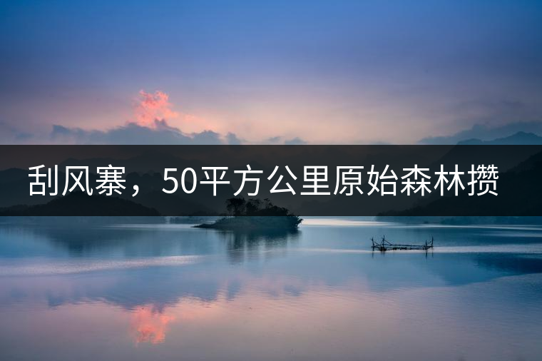 刮風(fēng)寨，50平方公里原始森林?jǐn)€集的氣韻！
