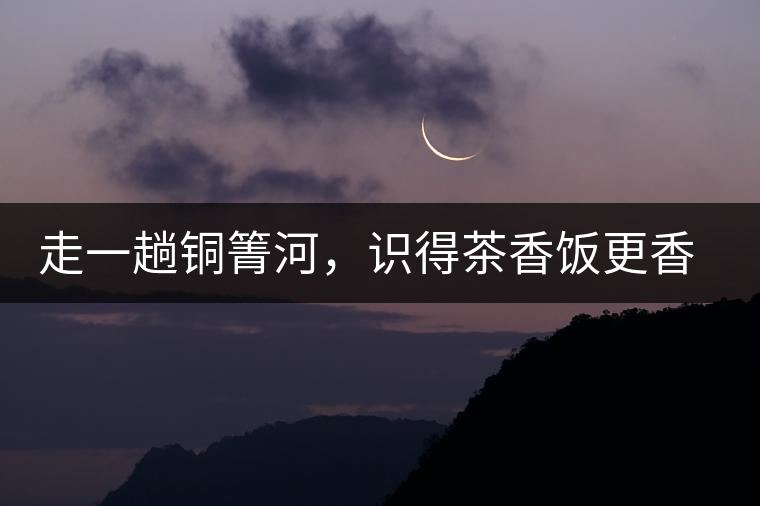 走一趟銅箐河，識(shí)得茶香飯更香走一趟銅箐河，識(shí)得茶香飯更香