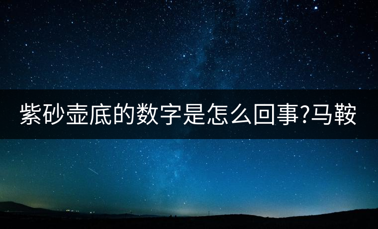 紫砂壺底的數(shù)字是怎么回事?馬鞍山的普洱茶品質(zhì)如何?紫砂壺底的數(shù)字是怎么回事？馬鞍山的普洱茶品質(zhì)如何？