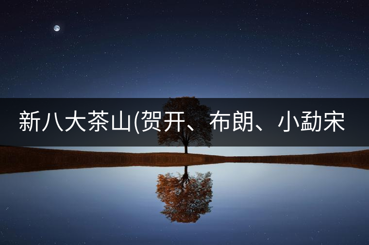 新八大茶山(賀開(kāi)、布朗、小勐宋、巴達(dá))講解二新八大茶山（賀開(kāi)、布朗、小勐宋、巴達(dá)）講解二