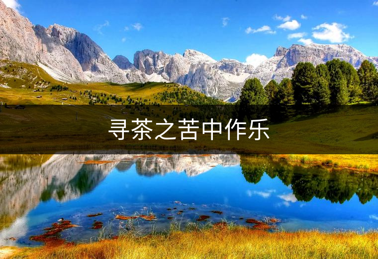 尋茶之苦中作樂(lè)
