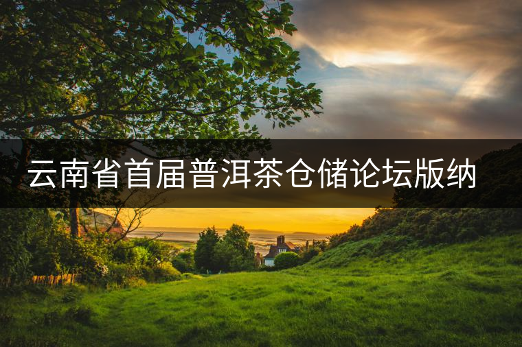 云南省首屆普洱茶倉(cāng)儲(chǔ)論壇版納開(kāi)講 各地可先制訂普洱茶倉(cāng)儲(chǔ)地方標(biāo)準(zhǔn) 云南省首屆普洱茶倉(cāng)儲(chǔ)論壇版納開(kāi)講 各地可先制訂普洱茶倉(cāng)儲(chǔ)地方標(biāo)準(zhǔn)