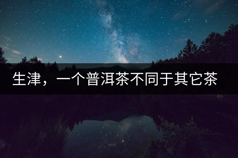 生津，一個普洱茶不同于其它茶類的品鑒指標(biāo)