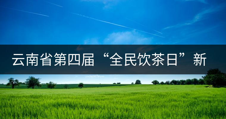 云南省第四屆“全民飲茶日”新聞發(fā)布會在昆明雄達(dá)茶城舉行