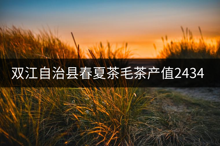 雙江自治縣春夏茶毛茶產(chǎn)值243465.12萬(wàn)元，平均價(jià)穩(wěn)居全市版首