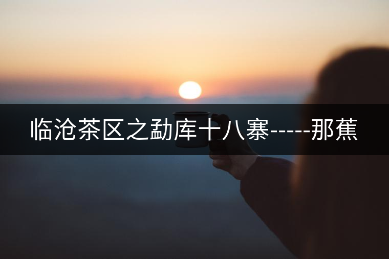 臨滄茶區(qū)之勐庫十八寨-----那蕉