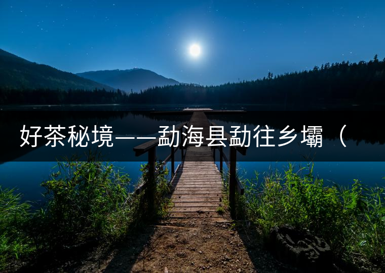 好茶秘境——勐?？h勐往鄉(xiāng)壩（壩）散村