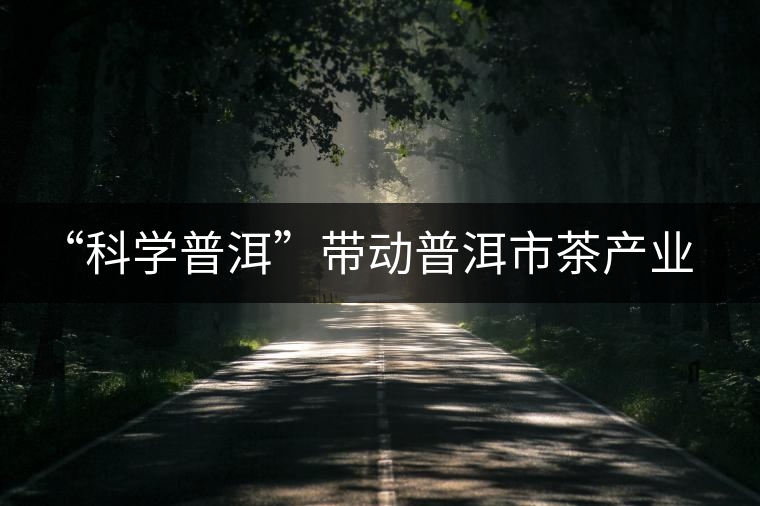 “科學(xué)普洱”帶動(dòng)普洱市茶產(chǎn)業(yè)突圍