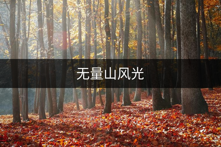 無(wú)量山風(fēng)光