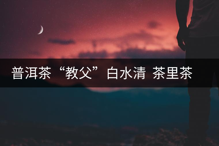 普洱茶“教父”白水清 茶里茶外皆人生 普洱茶“教父”白水清 茶里茶外皆人生