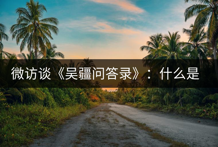 微訪談《吳疆問(wèn)答錄》：什么是純正的普洱茶？