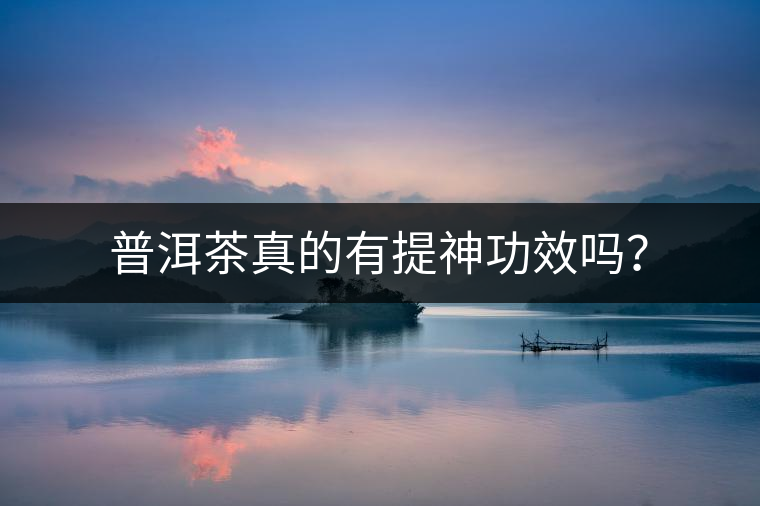 普洱茶真的有提神功效嗎？