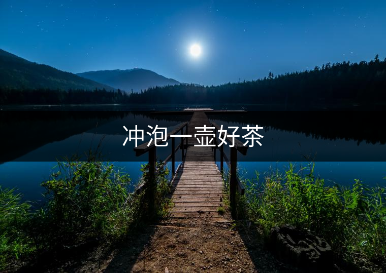 沖泡一壺好茶