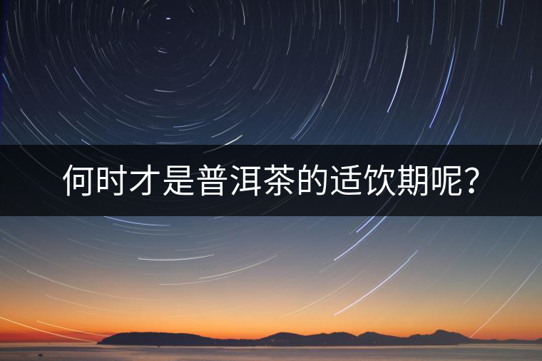 何時(shí)才是普洱茶的適飲期呢？