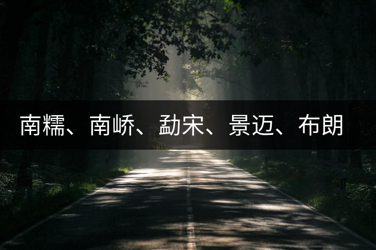 南糯、南嶠、勐宋、景邁、布朗、巴達(dá)茶山普洱茶的特點(diǎn)