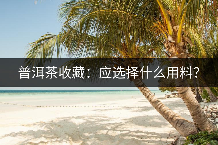 普洱茶收藏：應(yīng)選擇什么用料？
