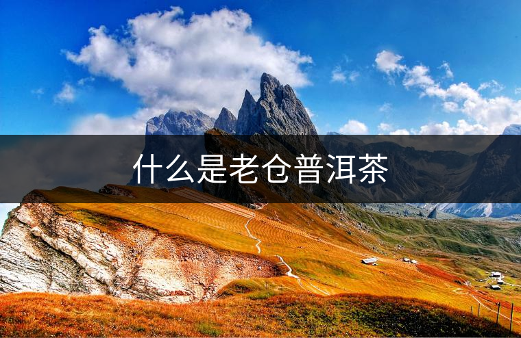 什么是老倉(cāng)普洱茶