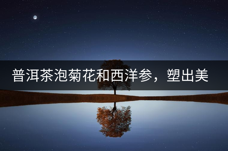 普洱茶泡菊花和西洋參，塑出美麗身材
