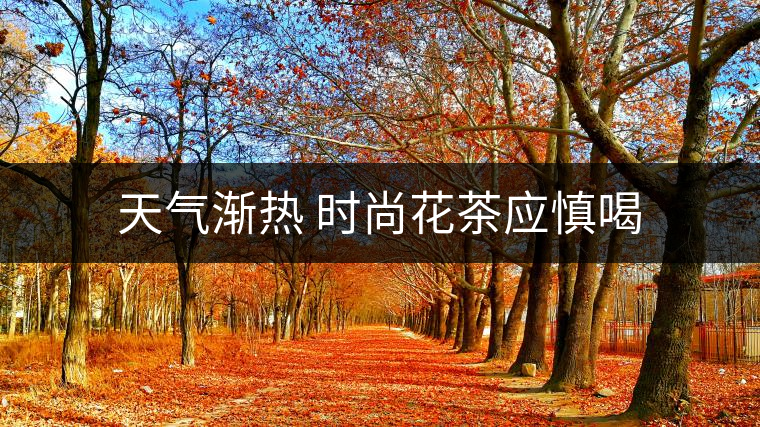 天氣漸熱 時尚花茶應慎喝