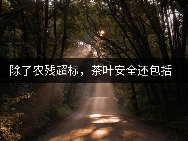 除了農(nóng)殘超標，茶葉安全還包括哪些方面？