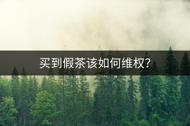 買到假茶該如何維權(quán)？