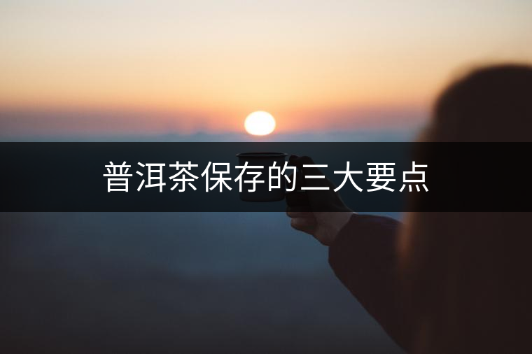 普洱茶保存的三大要點(diǎn)