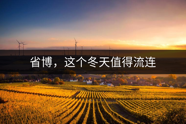 省博，這個(gè)冬天值得流連