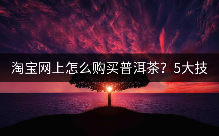 淘寶網(wǎng)上怎么購(gòu)買普洱茶？5大技巧告訴你（干貨）