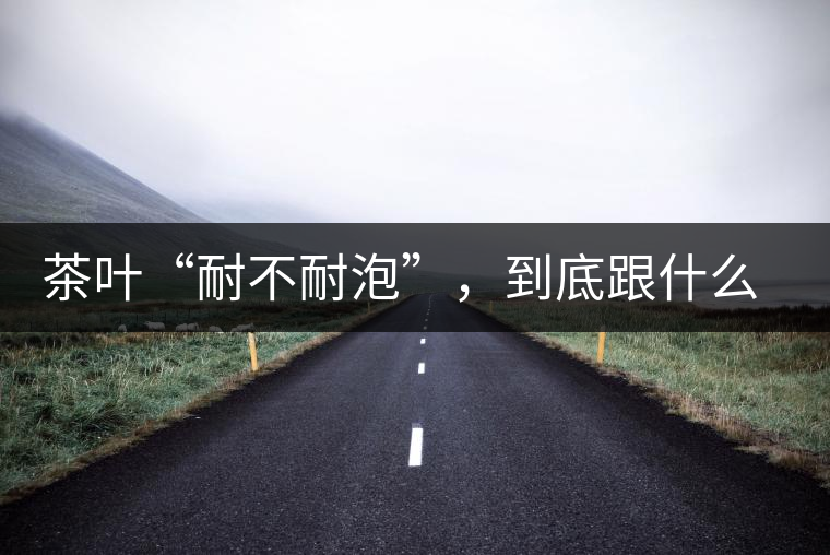 茶葉“耐不耐泡”，到底跟什么有關(guān)？