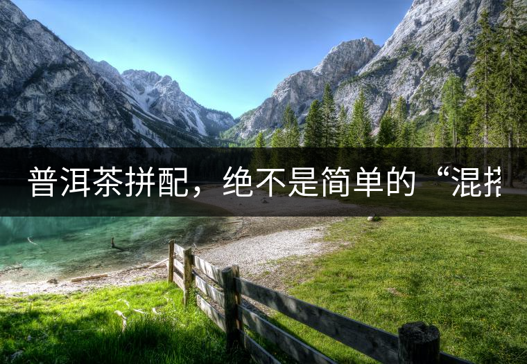 普洱茶拼配，絕不是簡單的“混搭”！