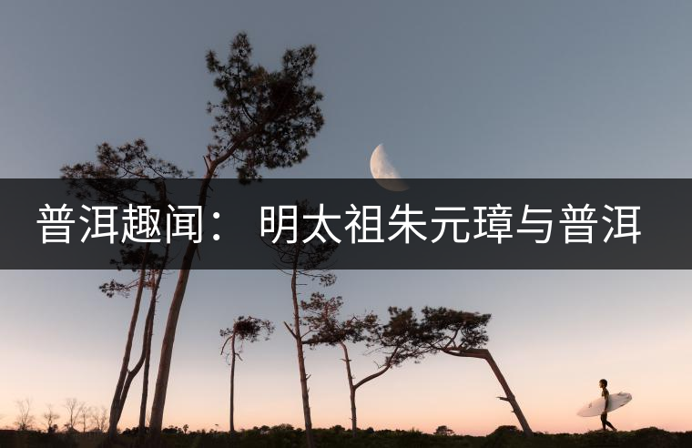普洱趣聞： 明太祖朱元璋與普洱餅茶、團(tuán)茶