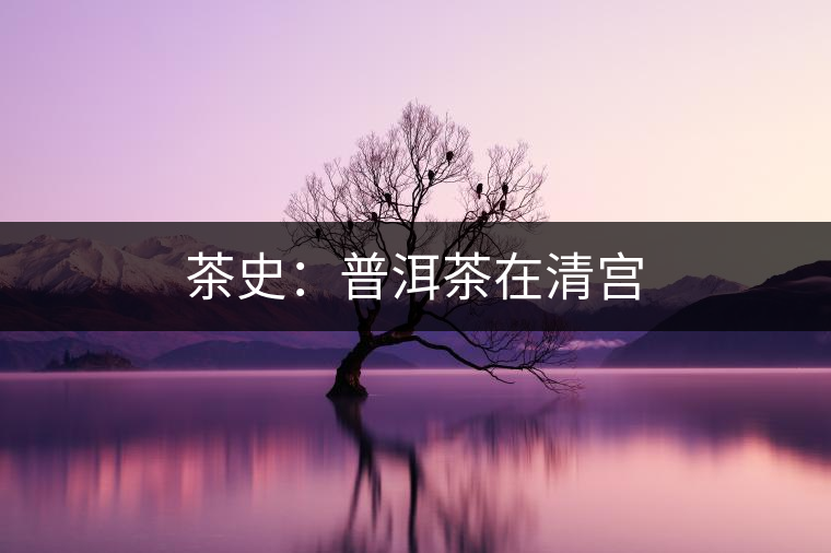 茶史:普洱茶在清宮 茶史:普洱茶在清宮