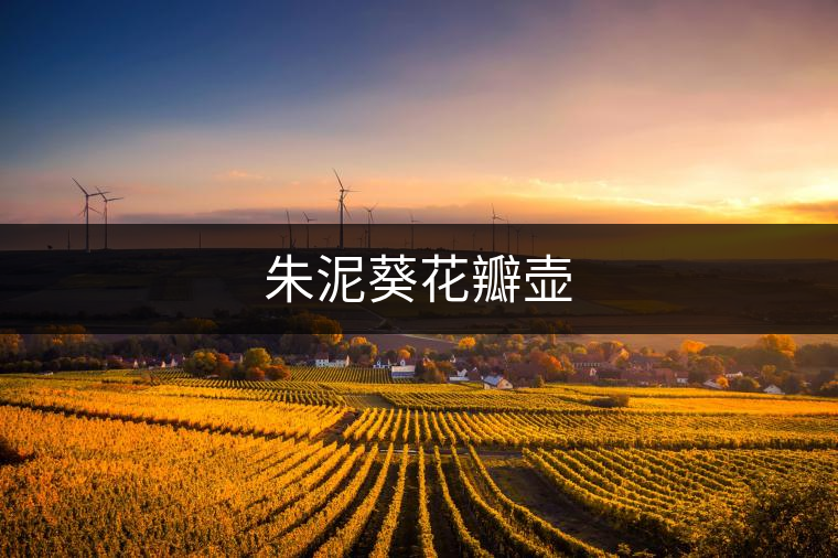 朱泥葵花瓣壺