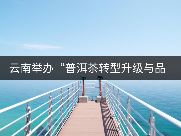 云南舉辦“普洱茶轉(zhuǎn)型升級(jí)與品牌發(fā)展”論壇