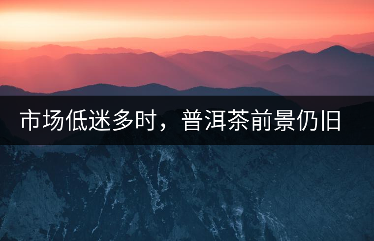 市場低迷多時，普洱茶前景仍舊被大佬們看好
