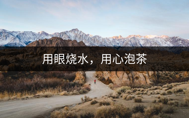 用眼燒水，用心泡茶