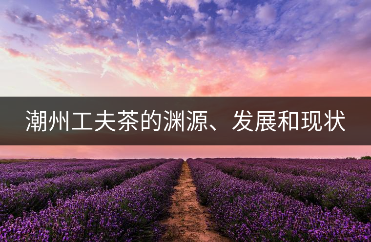 潮州工夫茶的淵源、發(fā)展和現(xiàn)狀