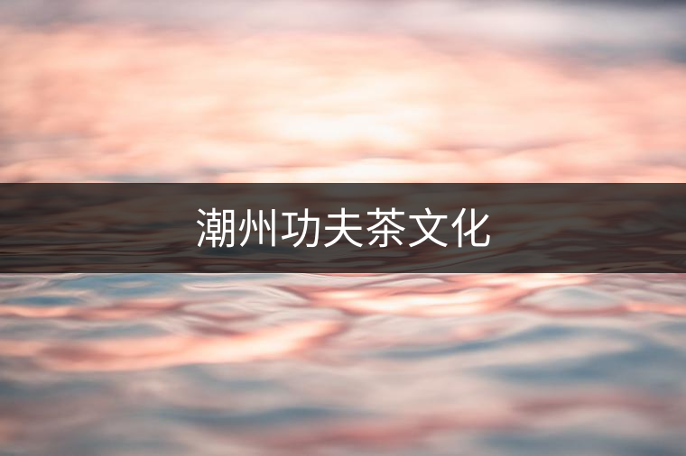 潮州功夫茶文化