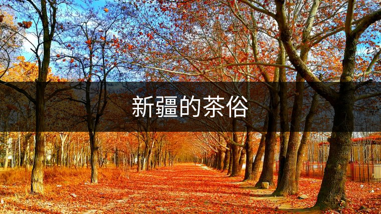 新疆的茶俗