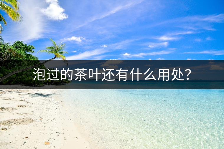 泡過的茶葉還有什么用處？