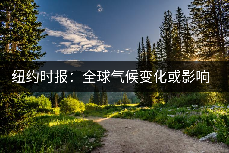紐約時報:全球氣候變化或影響茶葉產(chǎn)量和質(zhì)量 紐約時報:全球氣候變化或影響茶葉產(chǎn)量和質(zhì)量