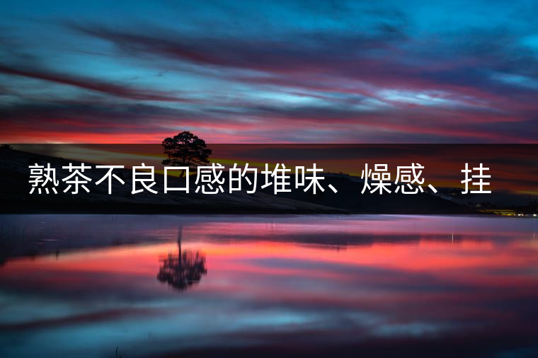 熟茶不良口感的堆味、燥感、掛喉